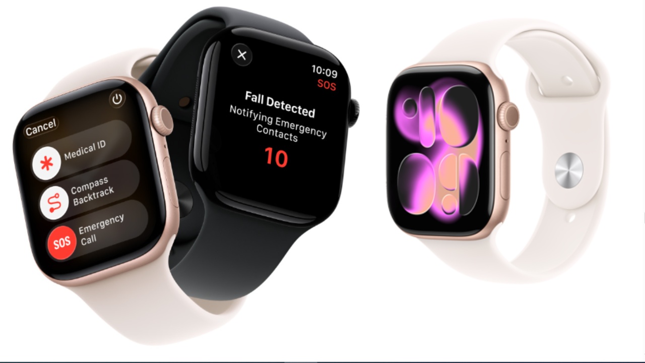 Apple watch Series 11 Price, Apple watch Series 11 - 50 मीटर वाटर रेजिस्टेंस और हाइपरटेंशन मॉनिटरिंग के साथ