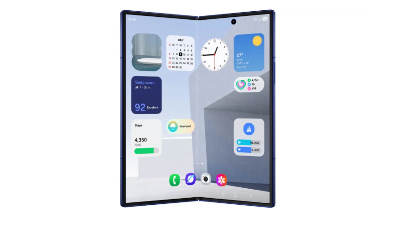 Samsung One UI Features, Samsung One UI 8 Update Schedule तालिका, जिसमें गैलेक्सी S, Z, A सीरीज और टैबलेट्स के लिए तिथियाँ दर्शाई गई हैं।
