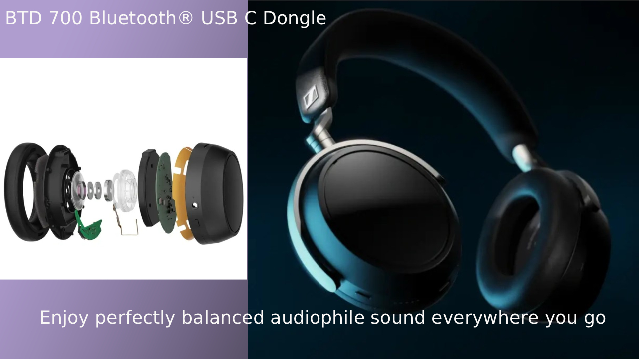 Sennheiser Headphones,HDB 630 प्रीमियम वायरलेस हेडफोन्स, काले रंग में, एक स्टाइलिश और आधुनिक डिजाइन में दिख रहा है।