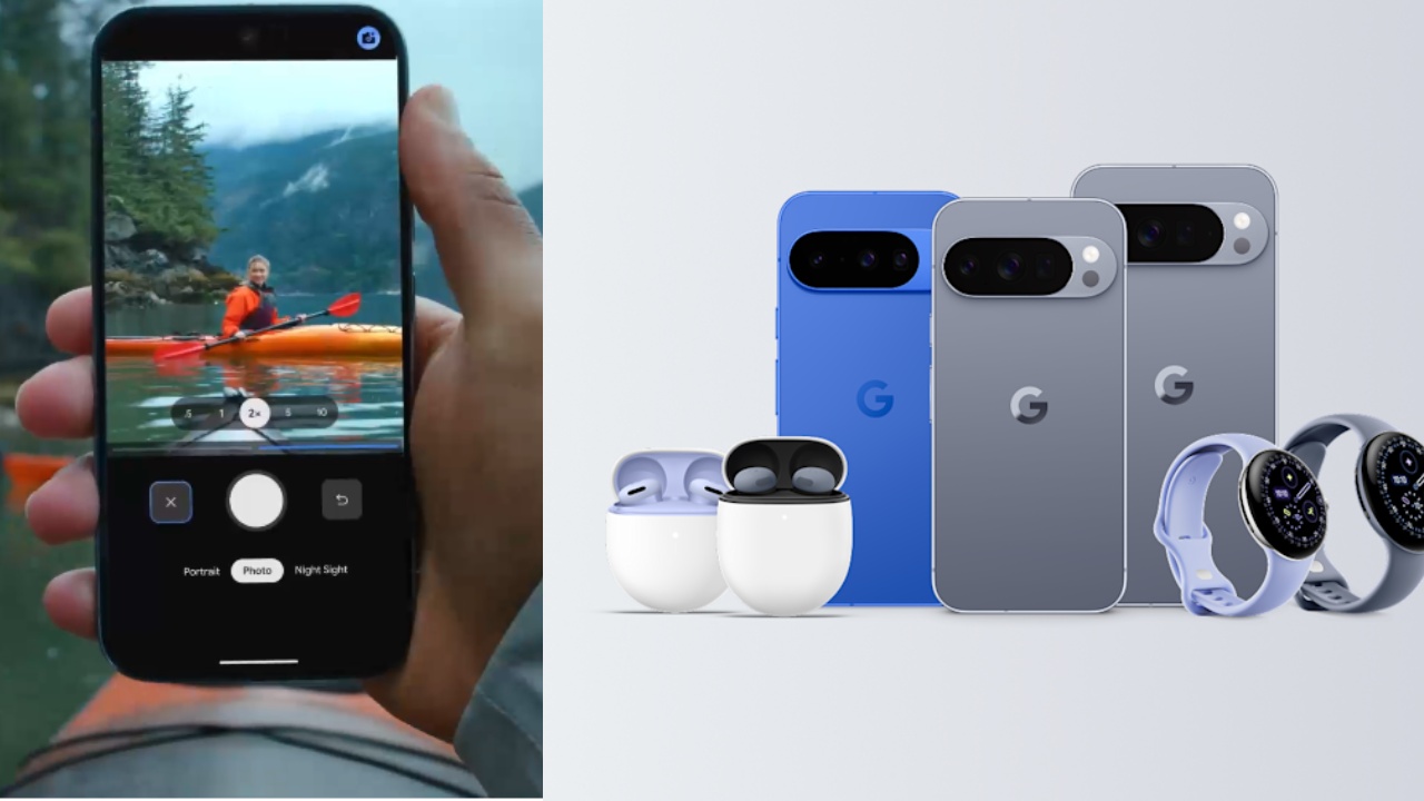 Google Pixel स्मार्टफोन की होमस्क्रीन पर Material You 3.0 इंटरफेस दिखाती हुई तस्वीर, जिसमें कस्टमाइजेबल विजेट्स और एनिमेटेड बैकग्राउंड इफेक्ट्स हैं।