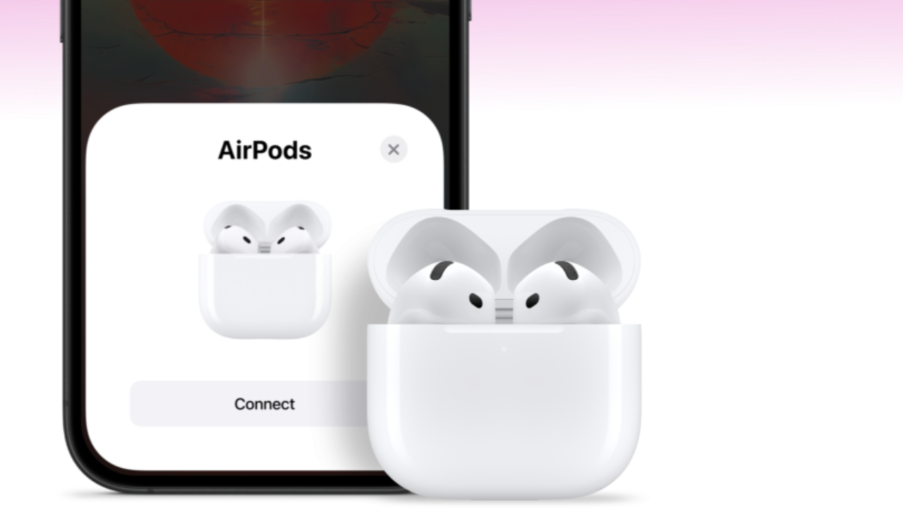 एप्पल एयरपॉड्स 4 जिसमें Apple AirPods 4 Active Noise Cancellation नहीं है,डिस्काउंट ऑफर के साथ।