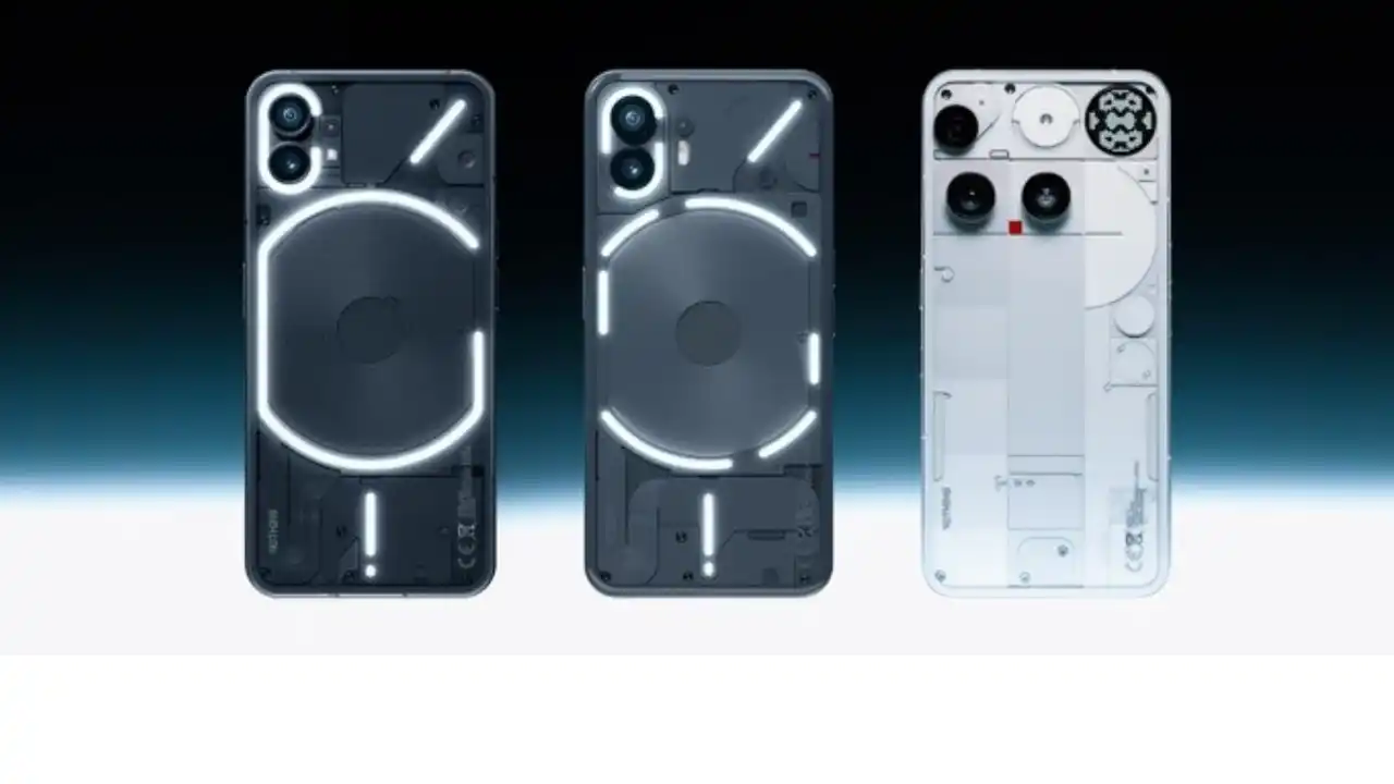 Nothing Phone (3a) Series Software Update ,Nothing Phone (3a) पर Nothing OS 4.0 Beta अपडेट का इंटरफ़ेस दिखाते हुए स्क्रीन – जिसमें Lock Glimpse फीचर, प्री-इंस्टॉल्ड ऐप्स और नया कैमरा प्रीसेट दिखाई दे रहा है।