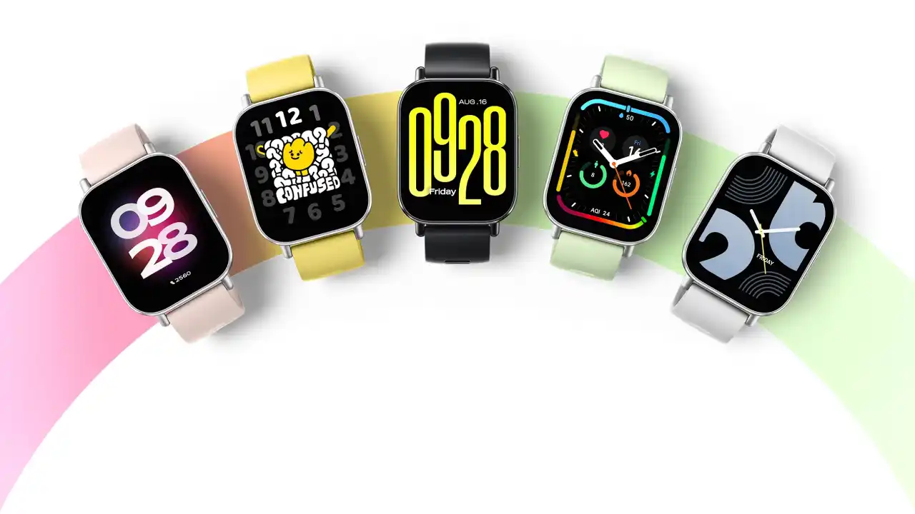 Redmi Watch 6 Smartwatch with 2.07-inch AMOLED Display, up to 24 days Battery Life, 150+ Sports Modes, 5ATM Water Resistance, and Advanced Health Tracking Features.