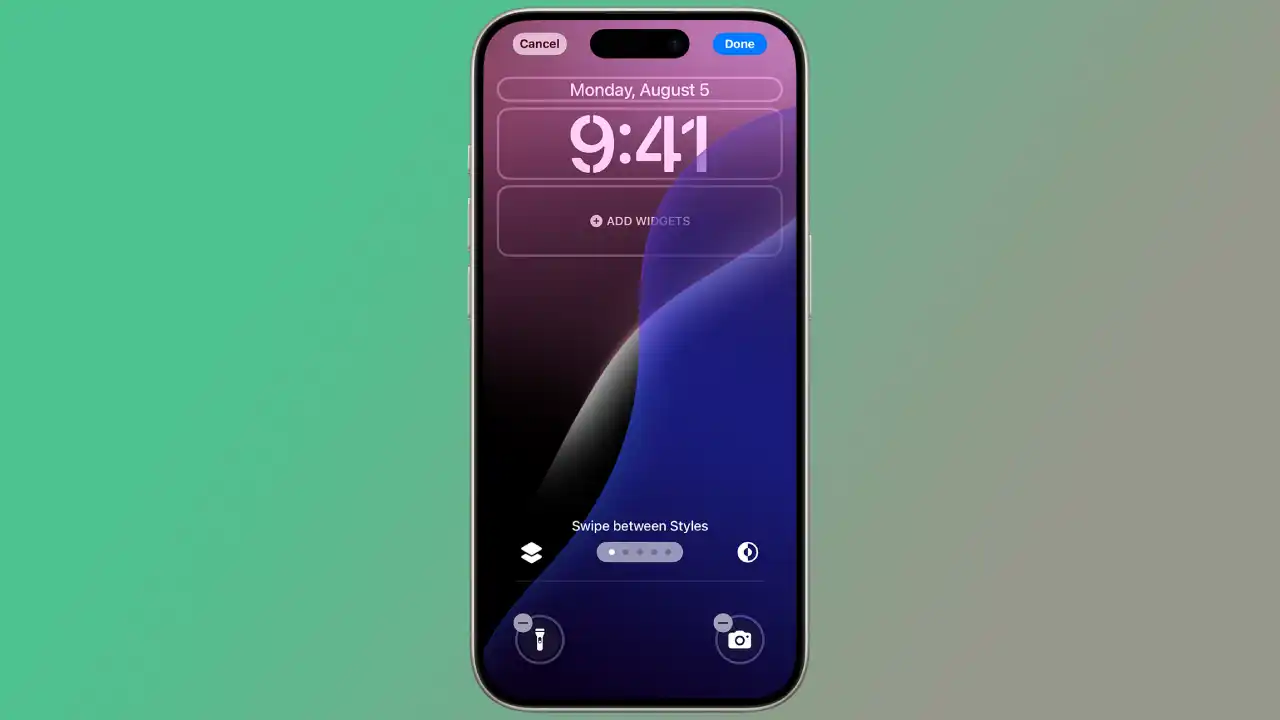 iPhone Lock Screen Wallpaper, Apple iOS 26.1 में Liquid Glass डिज़ाइन और बेहतर iphone lock screen wallpaper personalization।