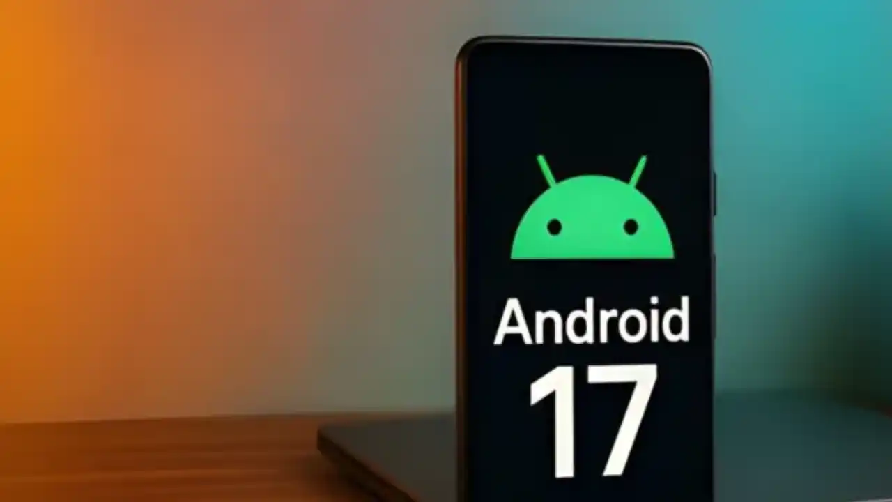 Android 17 Update के गेमिंग फीचर्स का चित्र जिसमें रियल फिजिकल कंट्रोलर के साथ नेटीव कंट्रोलर रिमैपिंग और वर्चुअल गेमपैड दिखाया गया है