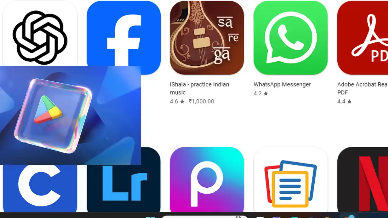 Google Play 2025 के सर्वश्रेष्ठ Android ऐप्स और गेम्स की स्क्रीनशॉट्स और लोकप्रियता को दर्शाता ग्राफिक