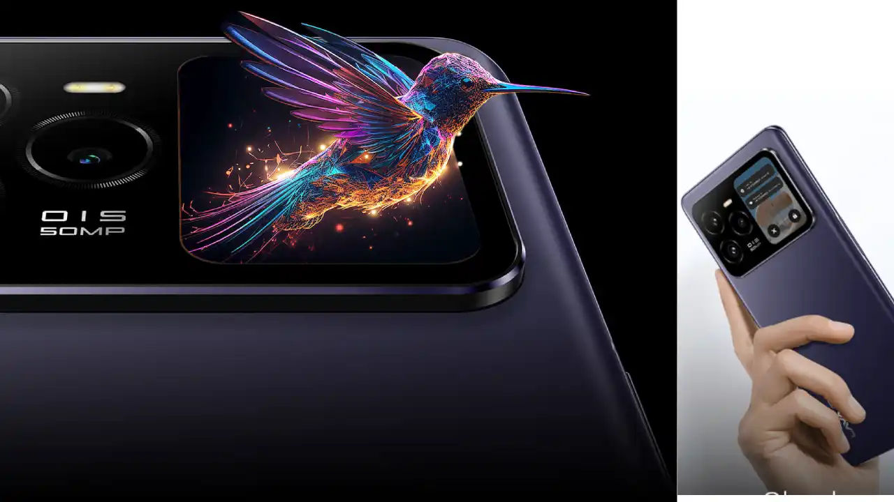 Lava Agni 4 Specifications की चमकीली AMOLED स्क्रीन और प्रभावशाली कैमरा सेटअप का क्लोज़-अप शॉट