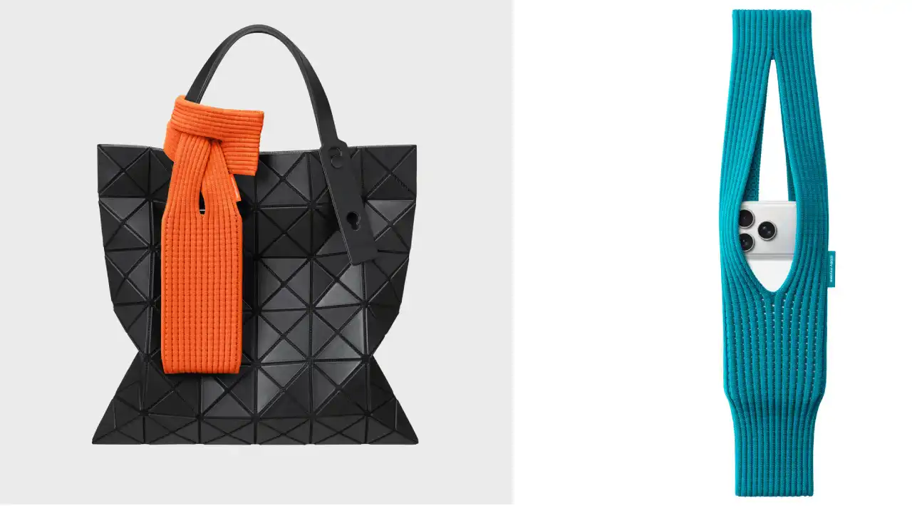 Apple का Mini iPhone Pocket Cellphone, एक स्टाइलिश 3D निटेड फोन कैरी पाउच