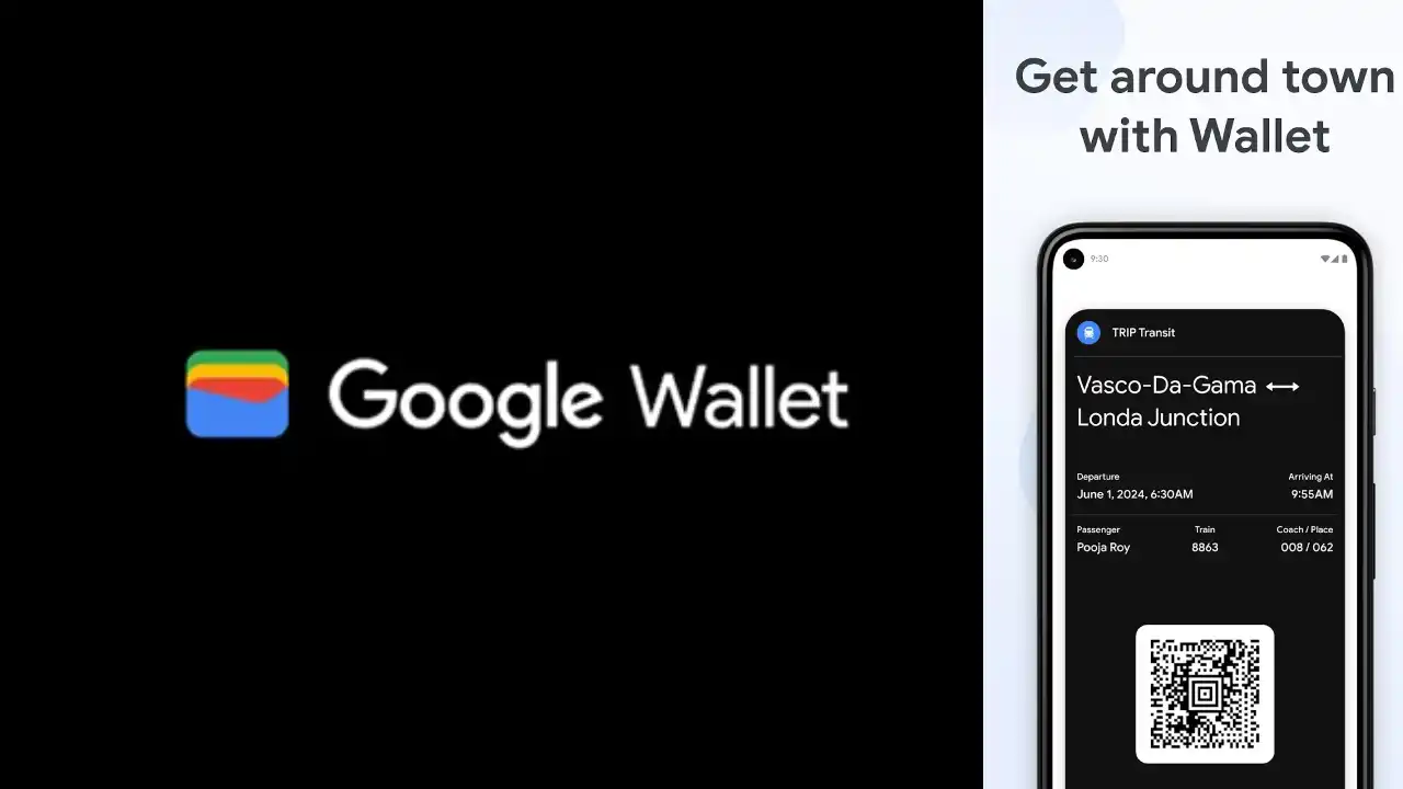 Samsung Wallet vs Google Wallet,Google Wallet Express Transit Card feature on Android phone, user tapping phone on metro gate for fast transport payment without unlocking.