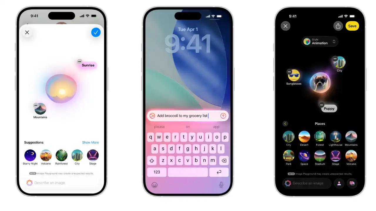 iPhone स्क्रीन पर iOS 27 अपडेट का नोटिफिकेशन दिखाता हुआ स्मार्टफोन, जिसमें iOS 27 Supported Devices की सूची और नई AI फीचर्स के संकेत हैं।