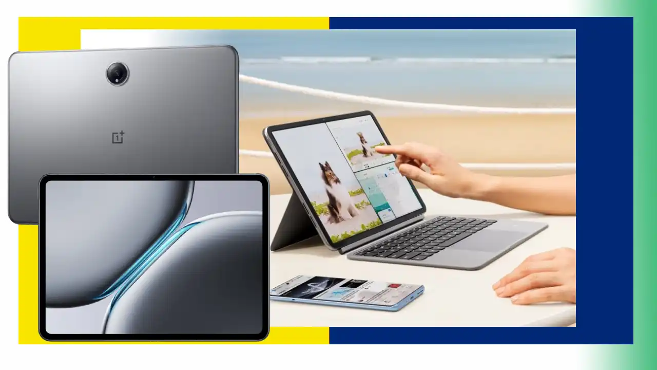 OnePlus Pad Go 2 Tablet official teaser image with new design and 5G support