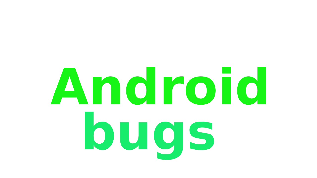 Android Smartphone पर वॉल्यूम कीज़ बग का ग्राफिक इलस्ट्रेशन: टूटे वॉल्यूम बटन, एरर मैसेज और Android bug list टाइटल के साथ प्रभावित डिवाइस दिखाते हुए। गूगल का लोगो बैकग्राउंड में।