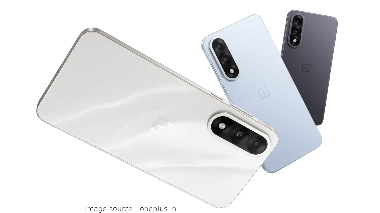 वनप्लस न्यू नॉर्ड का फीचर-रिच इमेज: OnePlus New Nord Price ₹25,000 में 50MP OIS कैमरा, 100W फास्ट चार्जिंग, Snapdragon 8s Gen 3 और 6800mAh बैटरी दिखाते हुए।