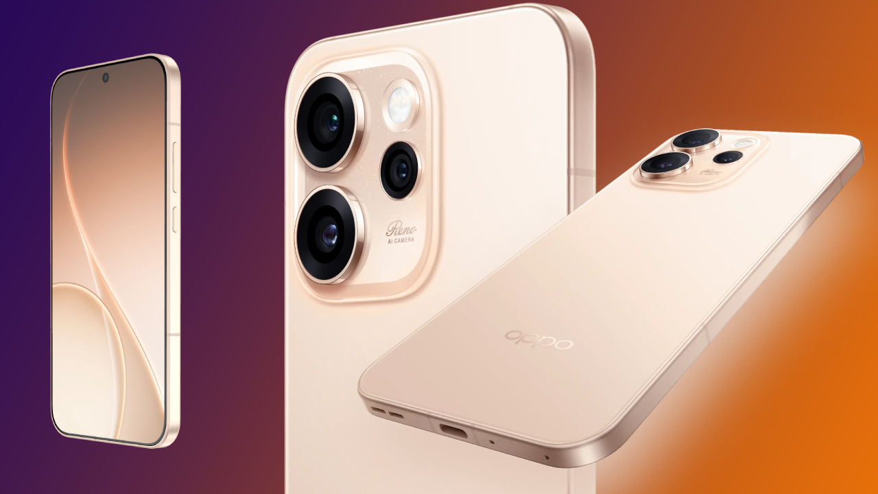 Oppo Reno 15 Pro 5G Features दिखाता ट्रिपल 200MP कैमरा, 6.78-इंच AMOLED डिस्प्ले और 6500mAh बैटरी वाला स्मार्टफोन, Reno 15 Pro Mini व Reno 15 के साथ लाइनअप में।