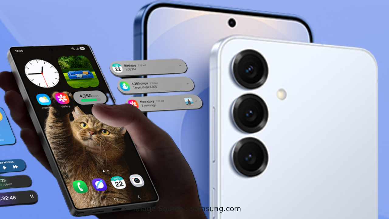 2026 Samsung Galaxy S26 Ultra Specs Leaks के अनुसार लीक रेंडर, पतले बेज़ल और कर्व्ड कॉर्नर वाले 6.9-इंच डिस्प्ले के साथ, पीछे क्वाड कैमरा और मेमोरी लागत बढ़ने का संकेत देता चिप संकट ग्राफ।