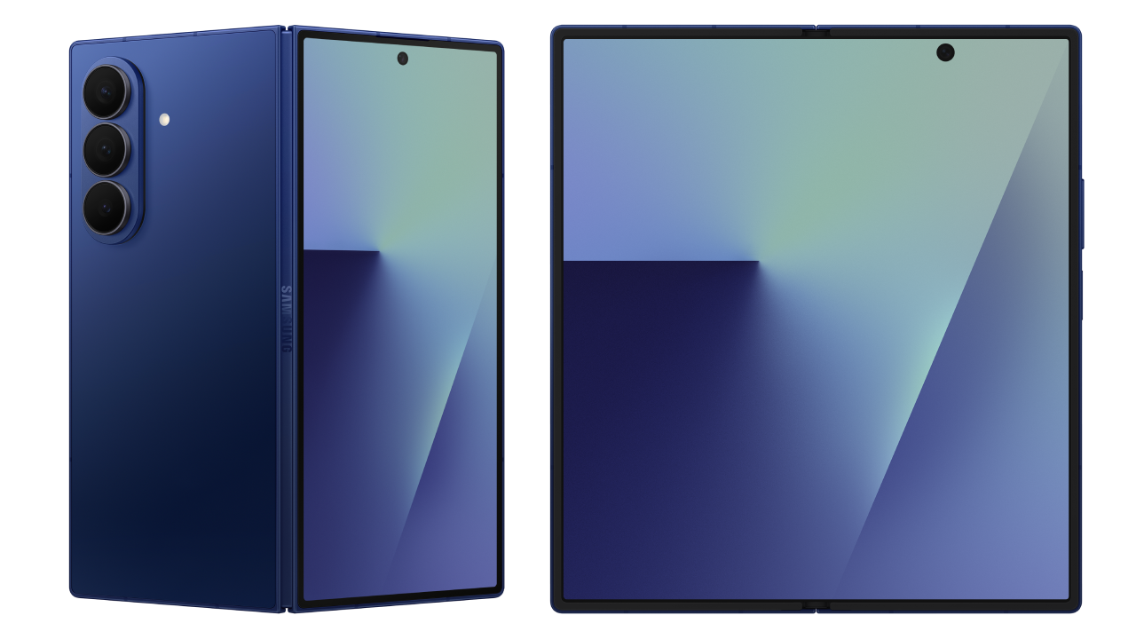 CES 2026 में Samsung Galaxy Z Trifold Specs का क्लोज-अप व्यू: 10-इंच ट्राईफोल्ड डिस्प्ले अनफोल्ड, 200MP कैमरा और पतला डिजाइन हाइलाइट्स।