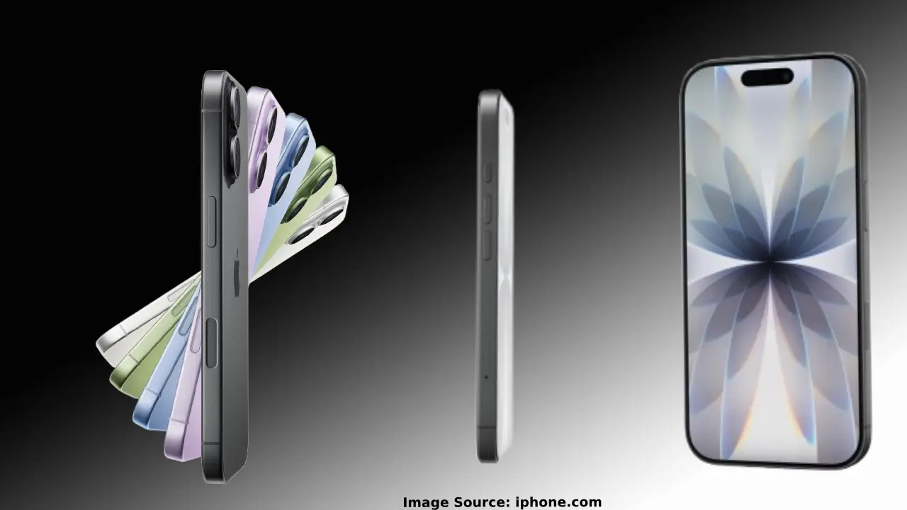Apple iPhone 17e रेंडर इमेज: 48MP कैमरा, 6.1-इंच OLED डिस्प्ले और A19 चिप के साथ फ्यूचरिस्टिक डिजाइन, भारत प्राइस ₹64,900 लीक। Apple iPhone 17e Features हाइलाइटेड।