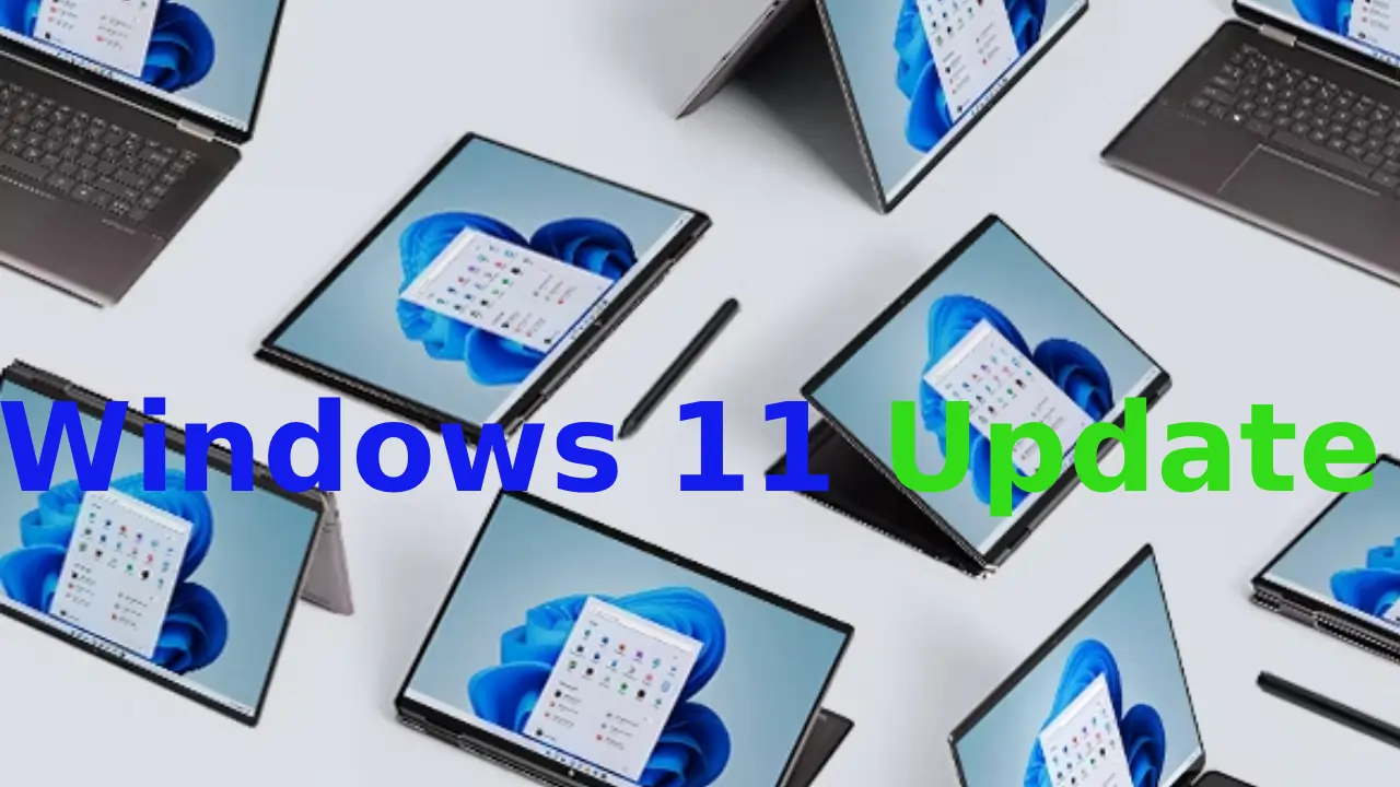 Windows 11 का फरवरी 2026 अपडेट स्क्रीनशॉट दिखाते हुए Latest Windows 11 Update version KB5074105 के नए फीचर्स जैसे क्रॉस-डिवाइस रिज्यूम, MIDI 2.0 सपोर्ट और स्मार्ट ऐप कंट्रोल हाइलाइट्स, साथ में UI बदलाव और सिक्योरिटी पैच की सूची।